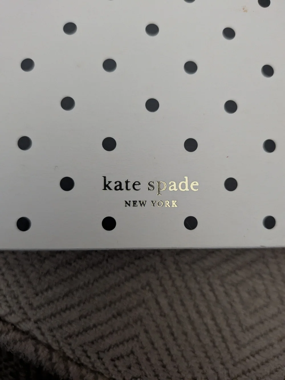 Kate Spade 'S' Polka Dot Notebook